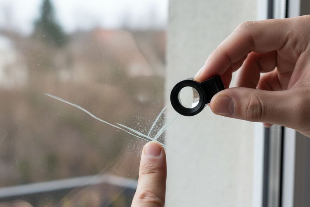 Enlever rayures verre