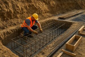 Fondation mur de soutènement