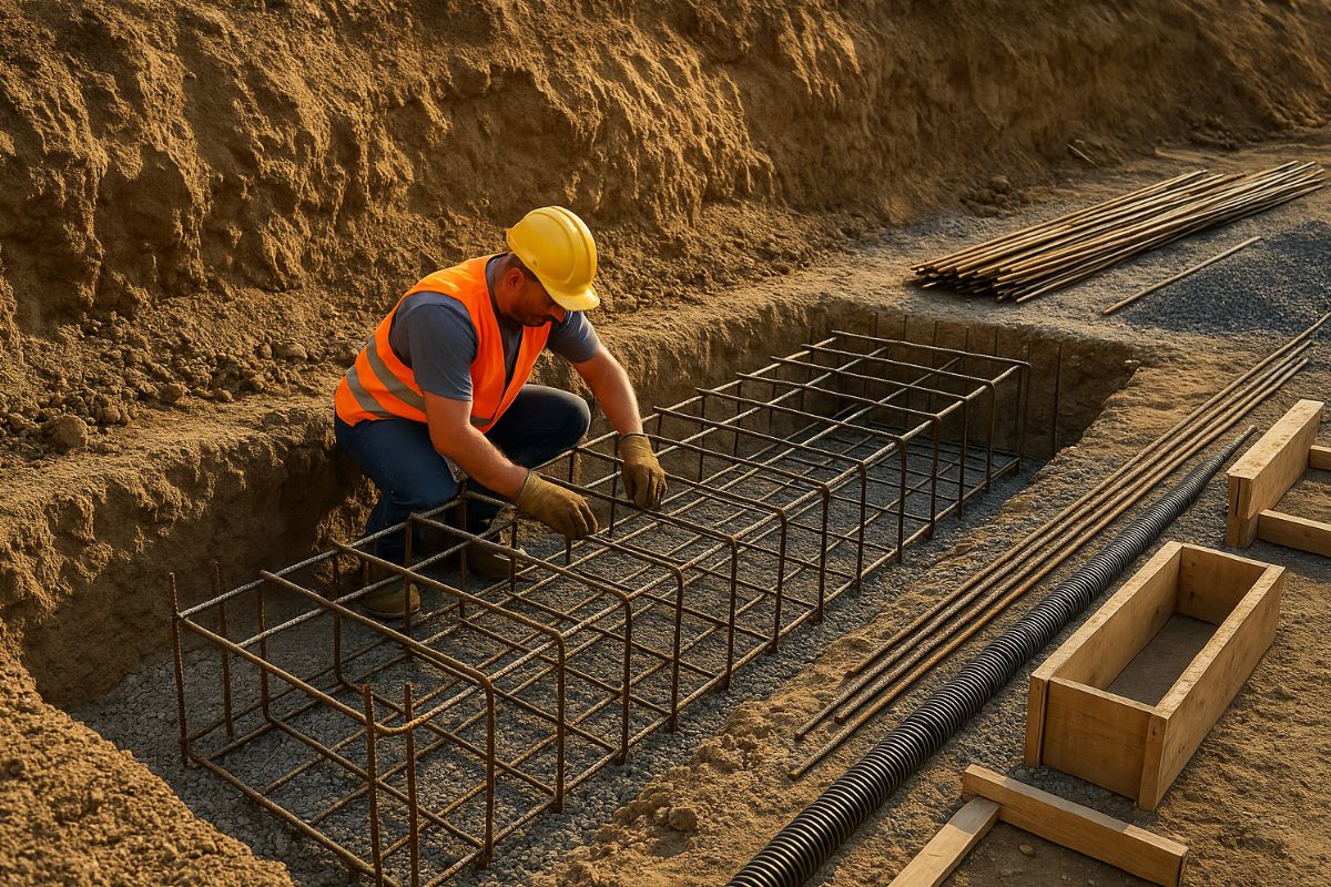 Fondation mur de soutènement