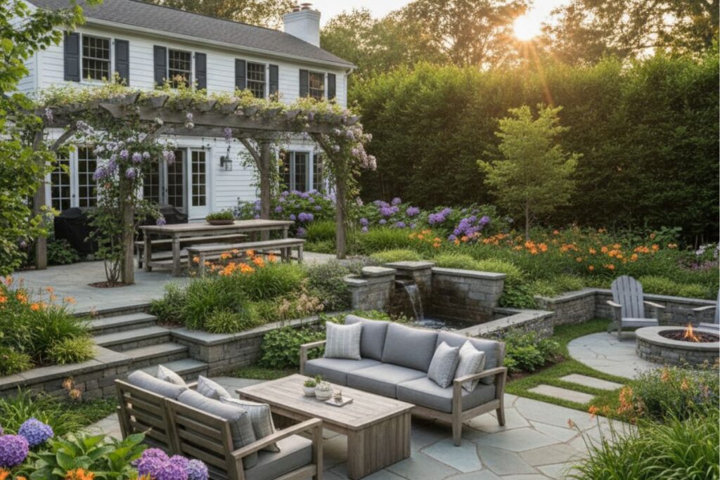 Aménagement de cour de maison