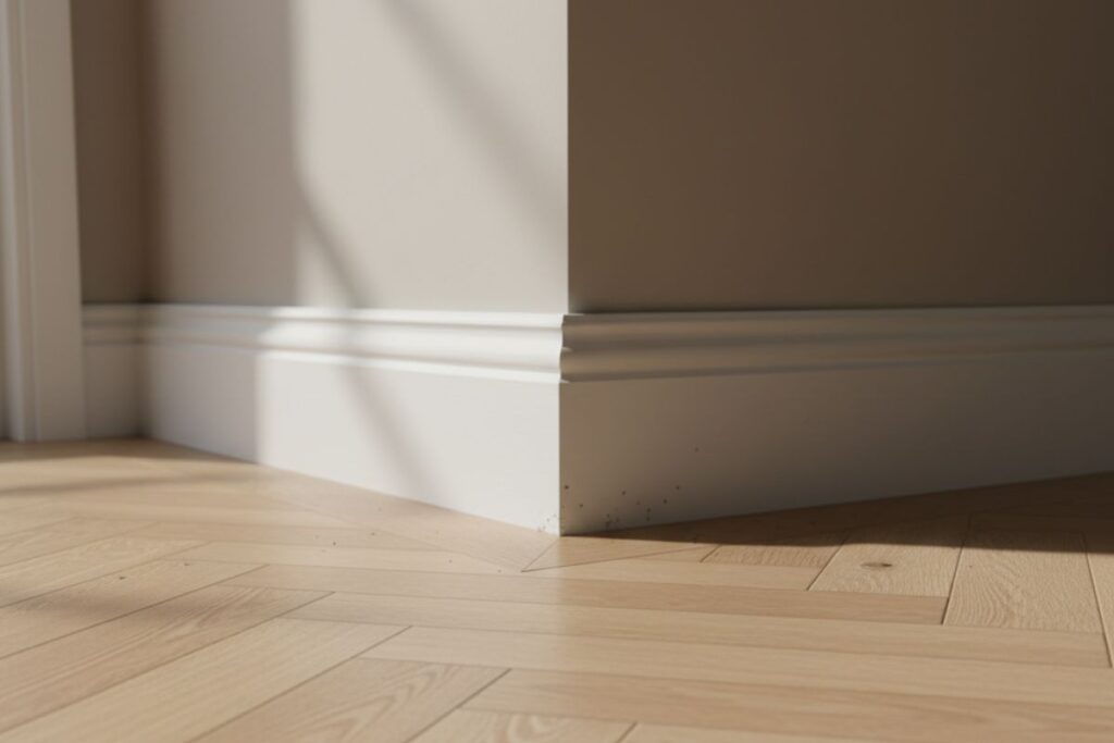 Espace entre plinthe et parquet 