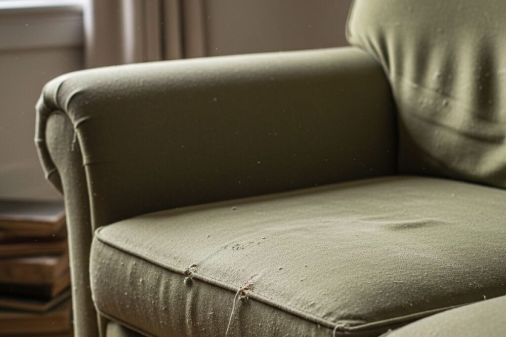 teindre un canapé en tissu