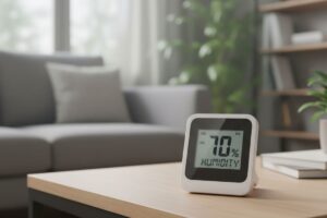 Taux d'humidité de 70 % à la maison