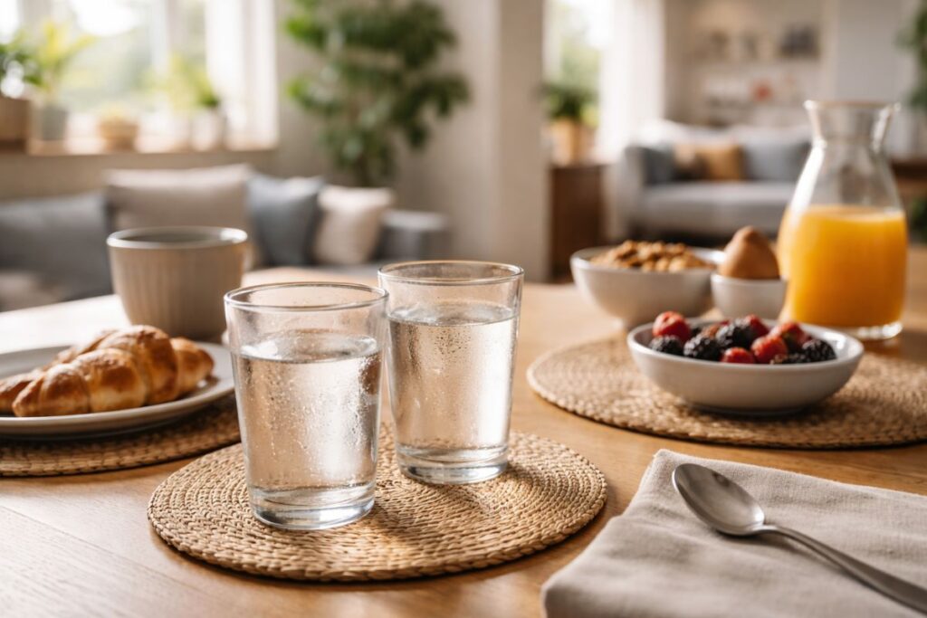 Consommation d'eau moyenne pour 2 personnes