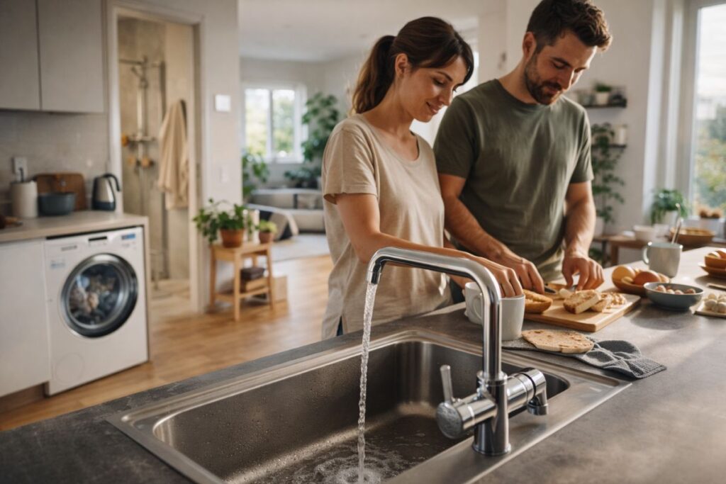 Consommation d'eau moyenne pour 2 personnes