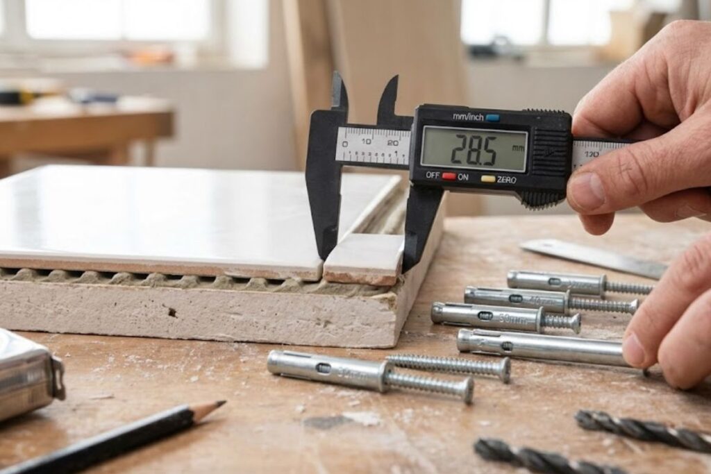 Cheville pour carrelage sur placo