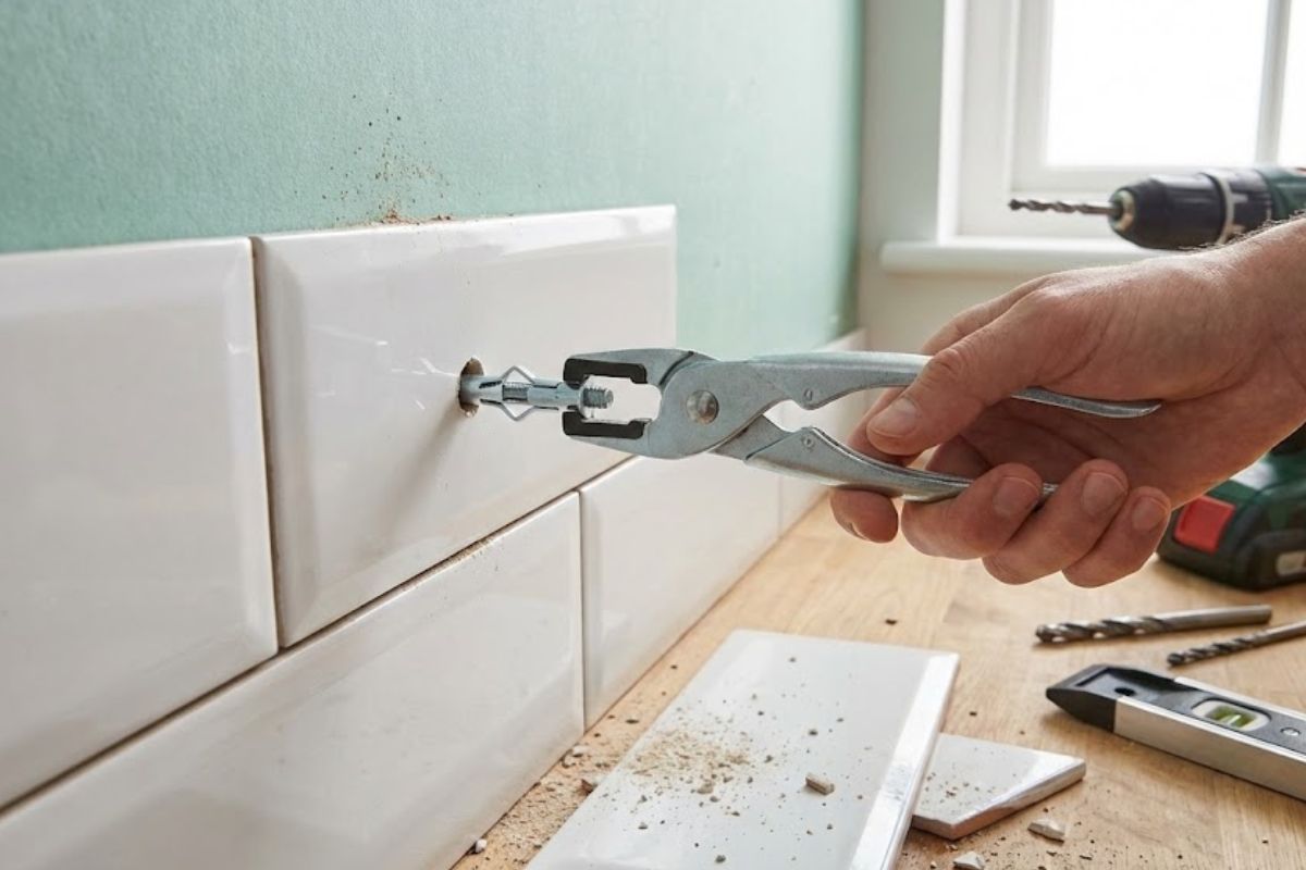 Cheville pour carrelage sur placo