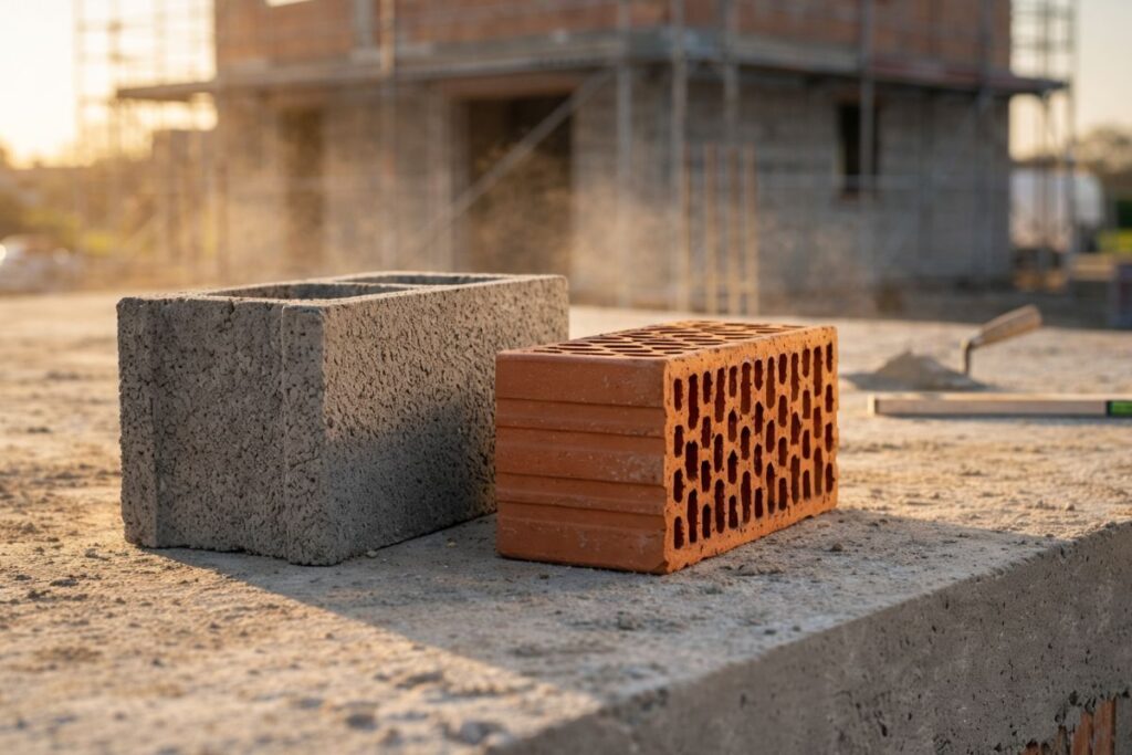 parpaing vs brique pour construction