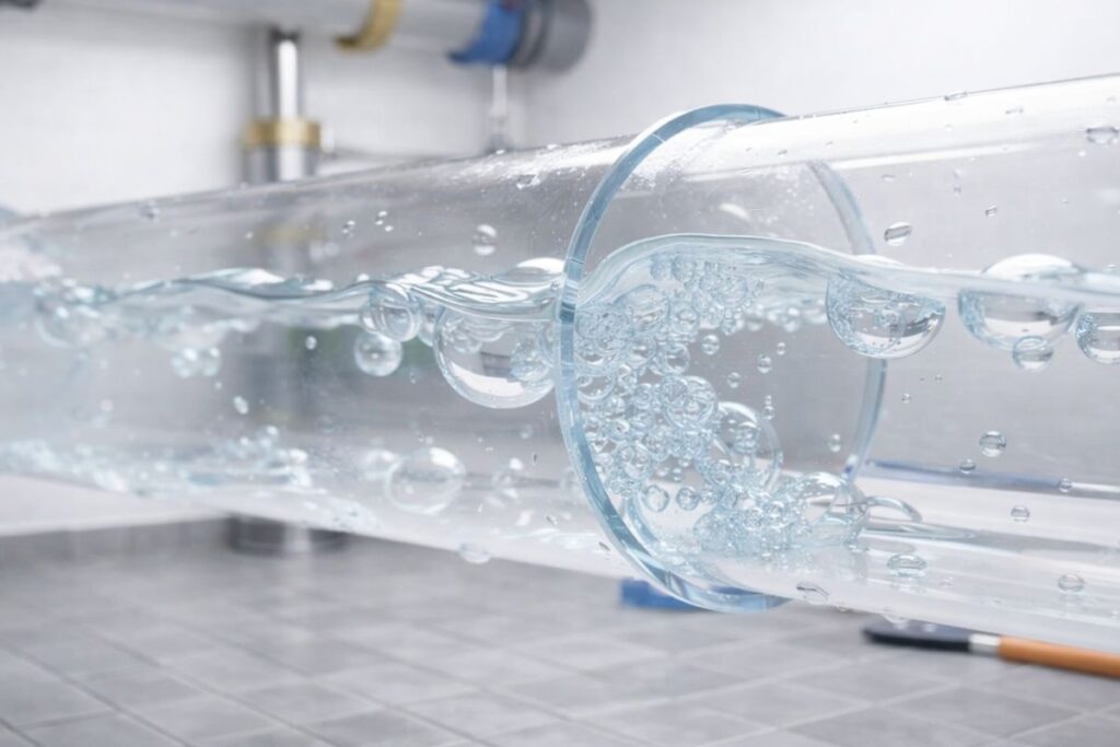 Remontée d'air des canalisations