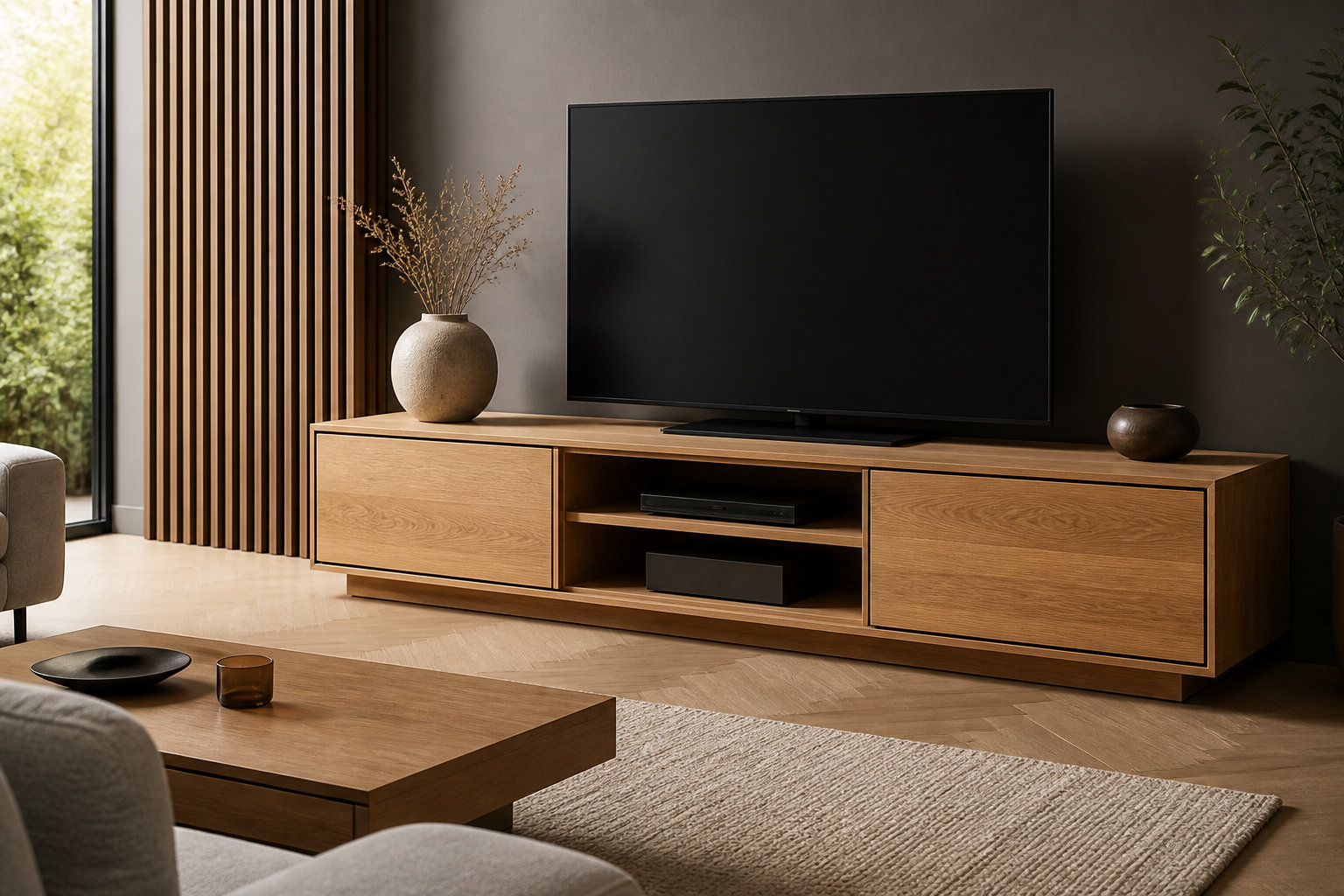 Hauteur meuble tv : pourquoi elle détermine votre confort