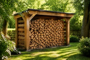Comment stocker du bois de chauffage en extérieur ?