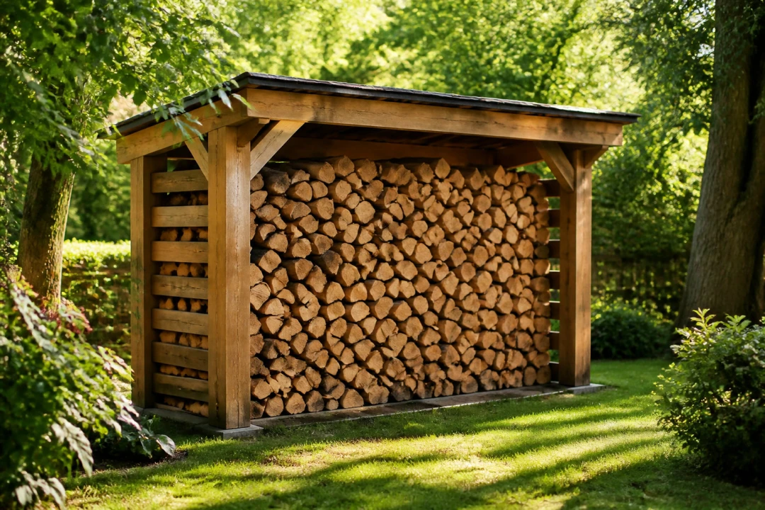 Comment stocker du bois de chauffage en extérieur ?