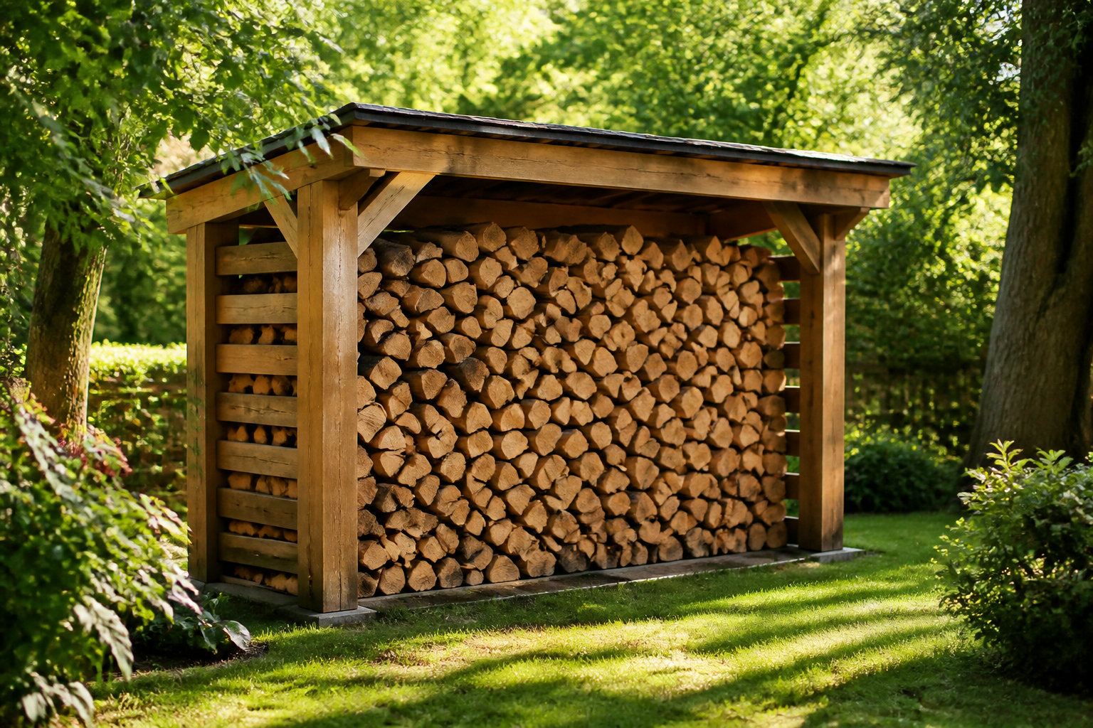 Pourquoi privilégier le stockage de votre bois en extérieur ?