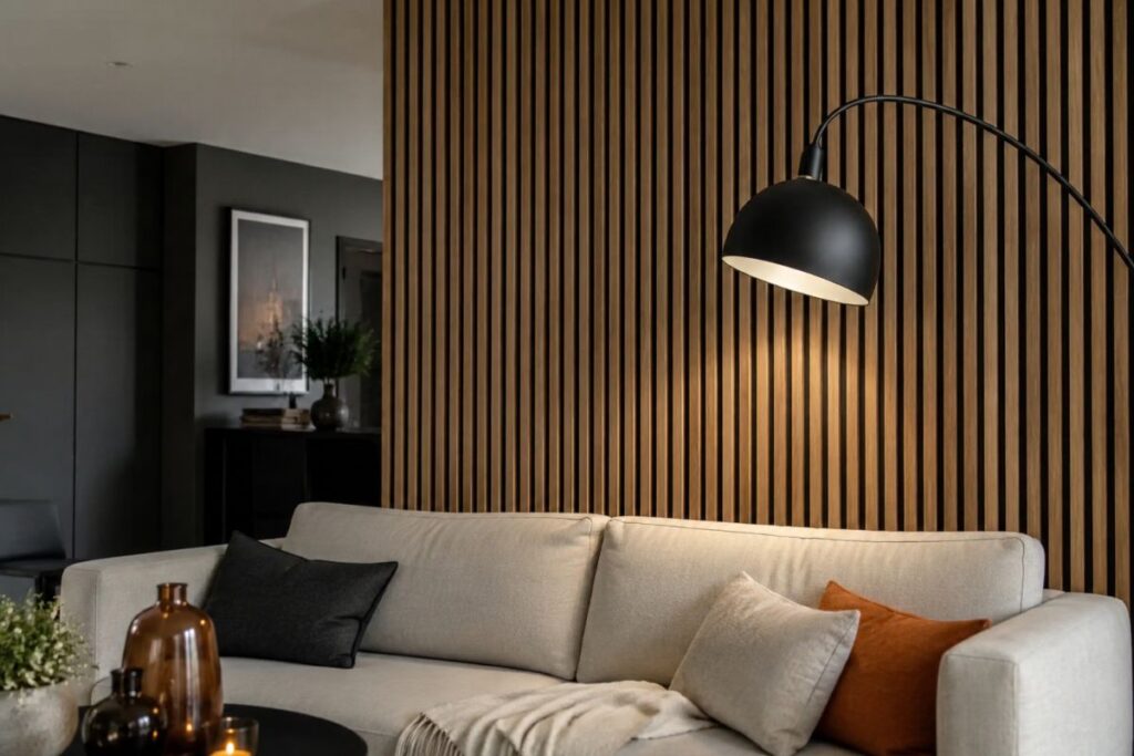 Panneau acoustique en bois