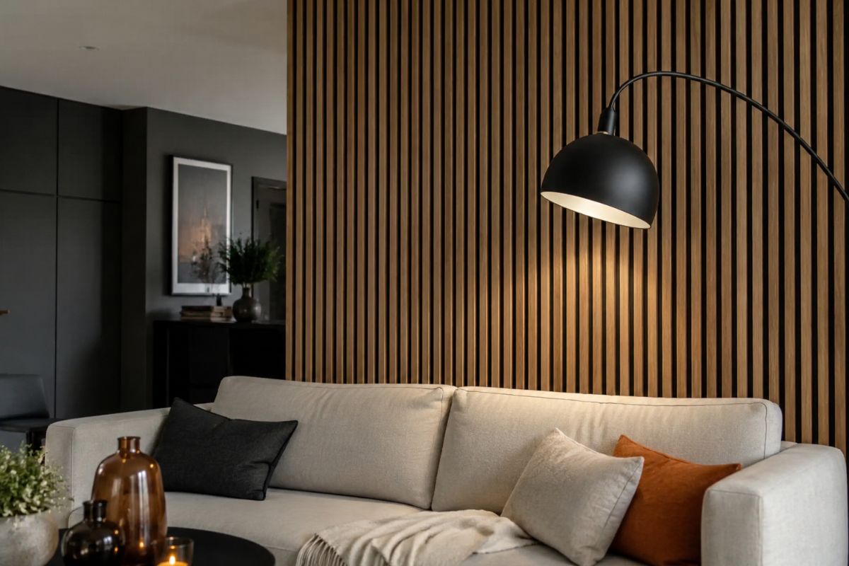 Panneau acoustique en bois