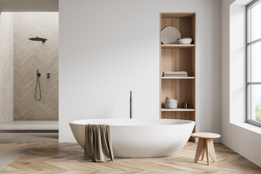 Salle d'eau design pour famille